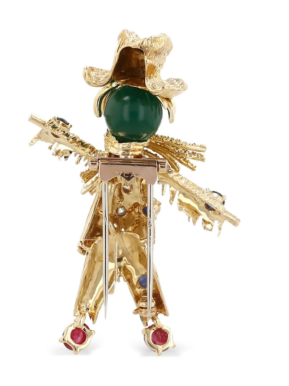 Van Cleef & Arpels Pre-Owned 1970s yellow gold diamond brooch | Women | Image 2