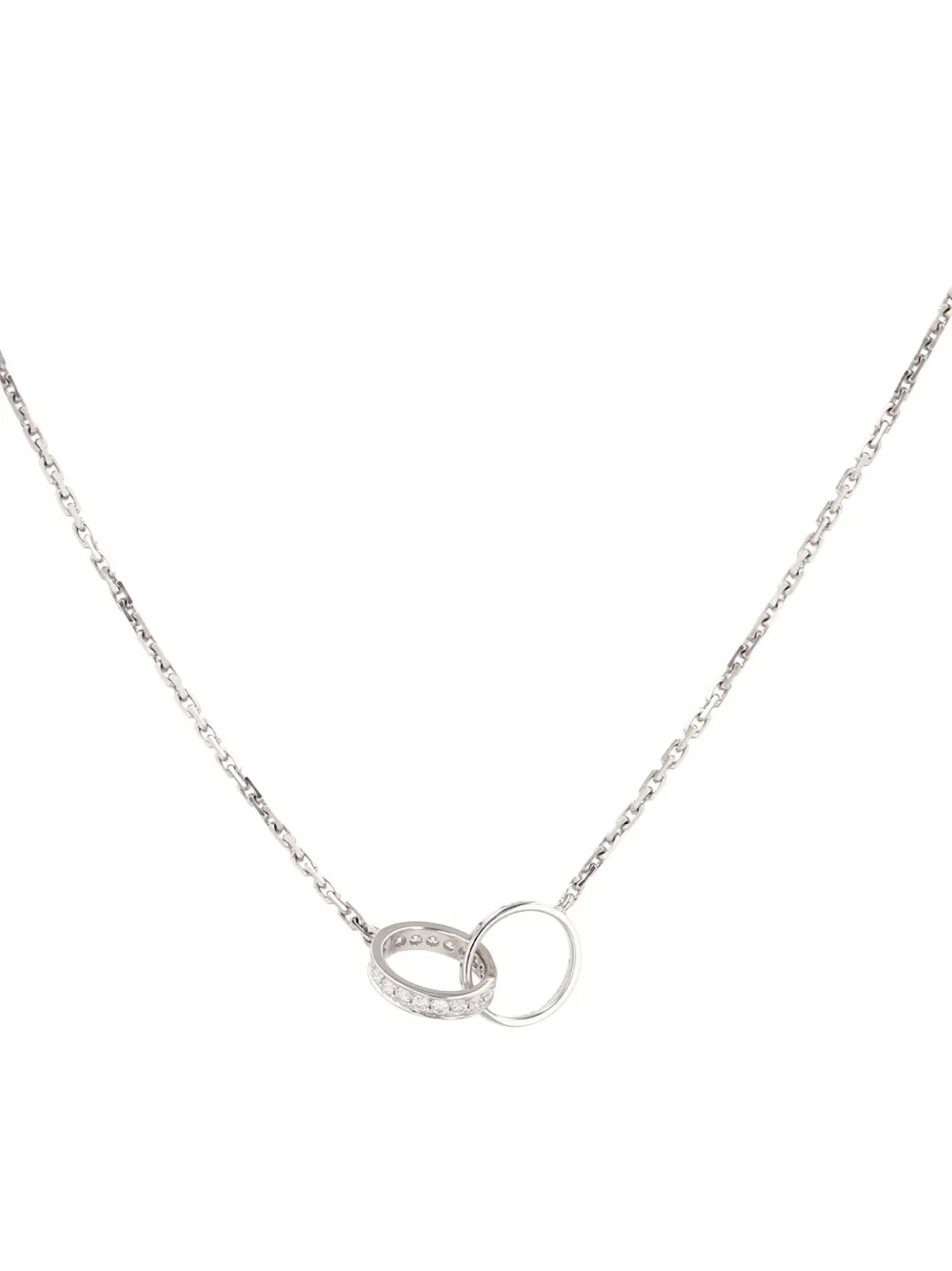 Cartier 2020s white gold diamond necklace - シルバートーン Cartier 2020s white gold diamond necklace - シルバートーン