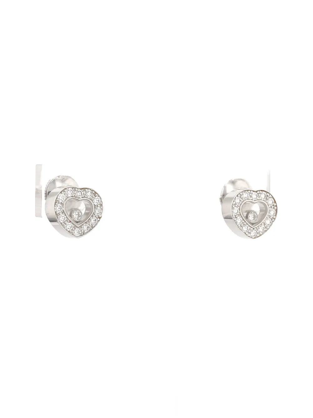 Chopard Pre-Owned 2020s  Icon white gold diamond Earrings | Image 2