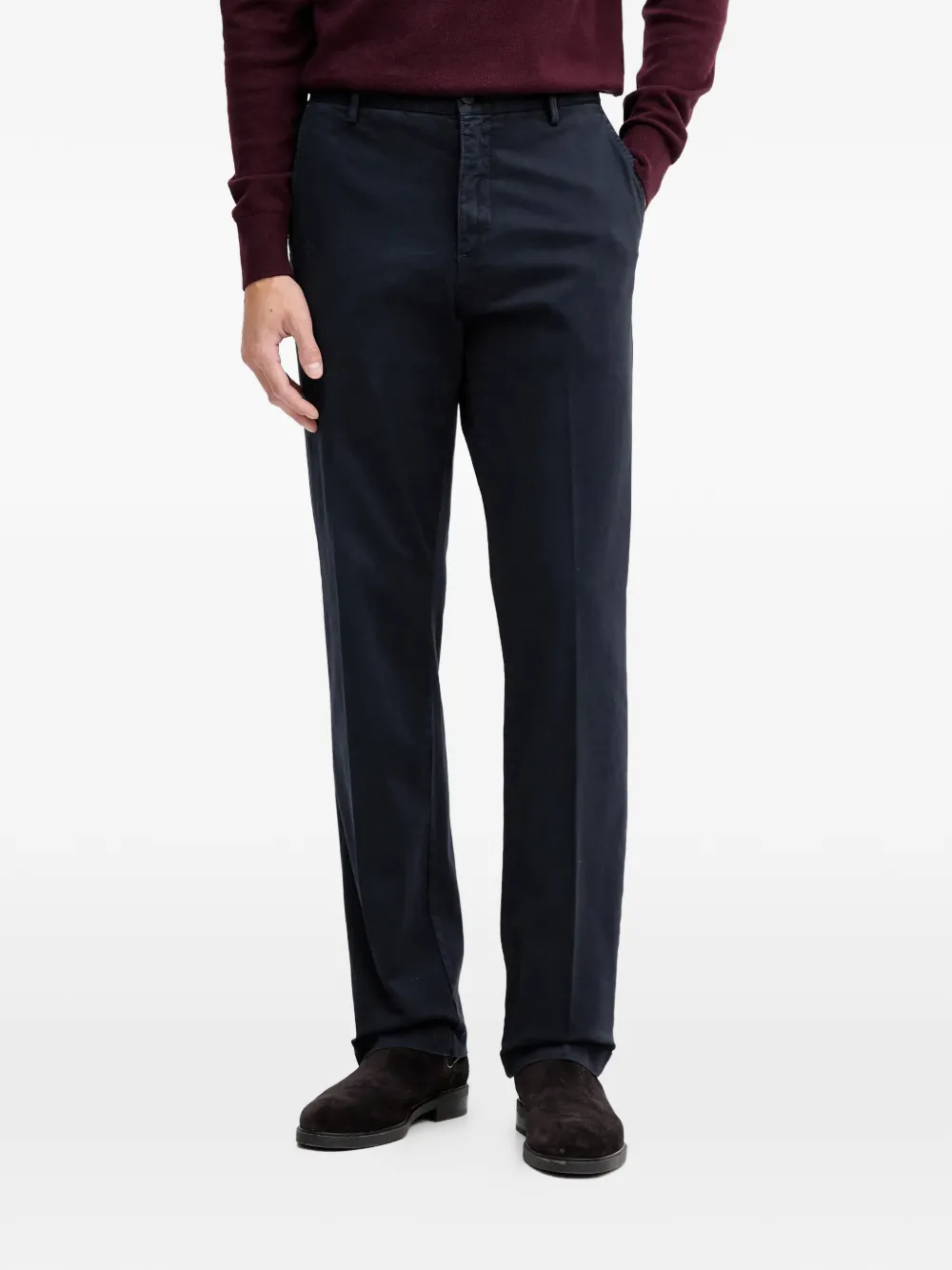 Trussardi button fastening trousers - Blu