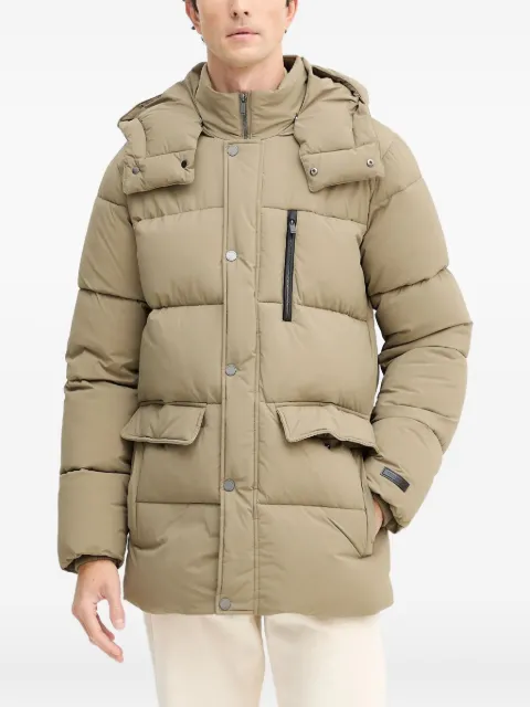 Trussardi hooded puffer coat
