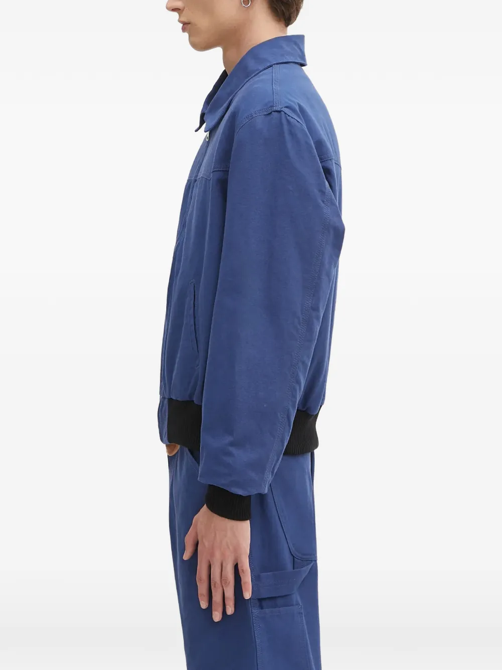  Sky High Farm Zip Bomber Jacket - Blue 