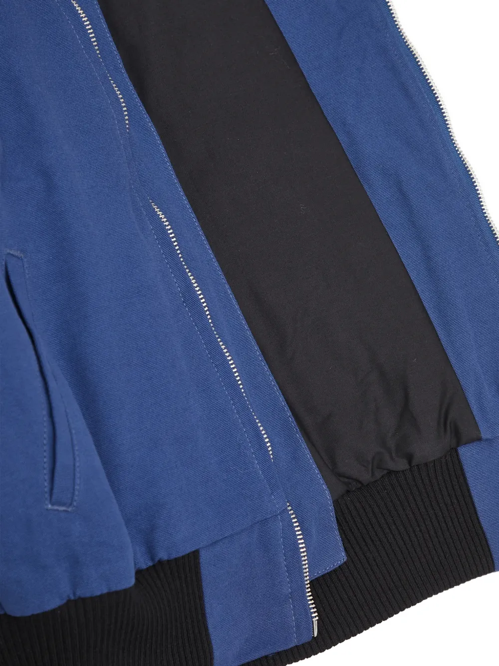 Sky High Farm Bomberjack met rits Blauw