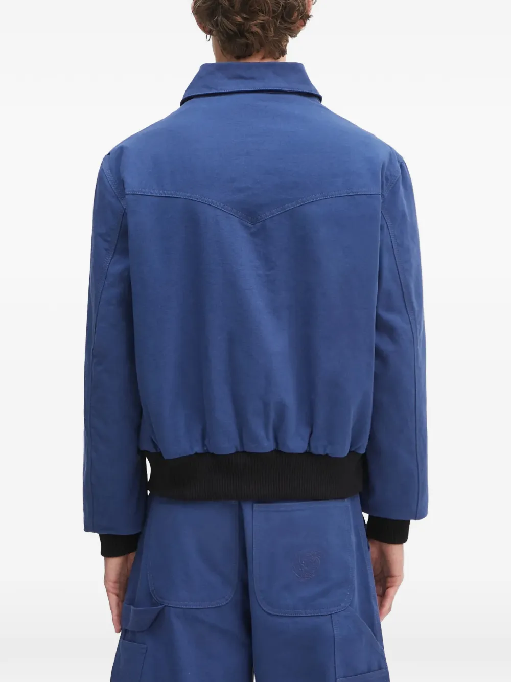  Sky High Farm Zip Bomber Jacket - Blue 