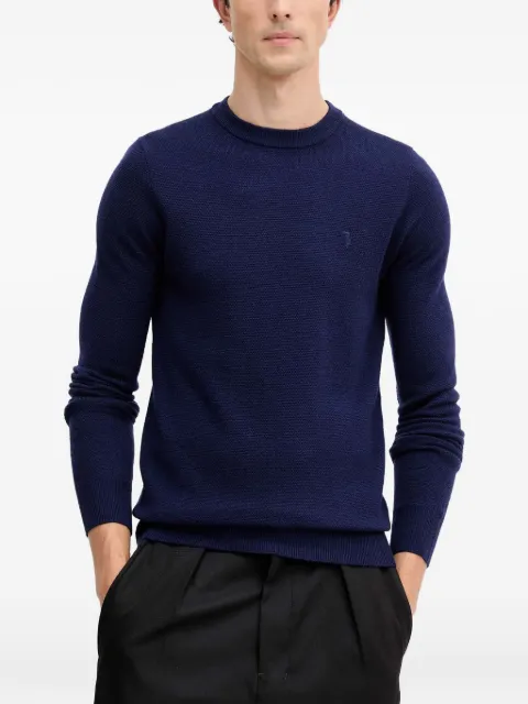Trussardi textured logo sweater