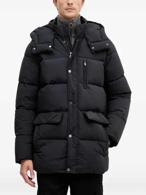 Trussardi padded-hooded coat