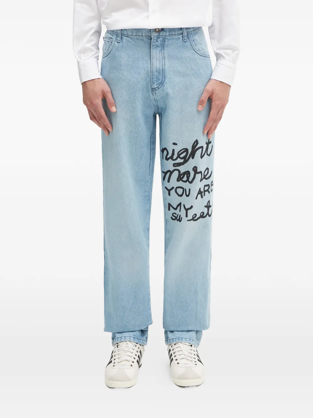 Sky High Farm printed jeans - Blu