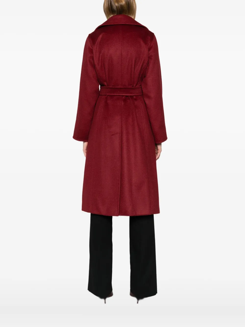 Max Mara Jas met gekerfde revers Rood