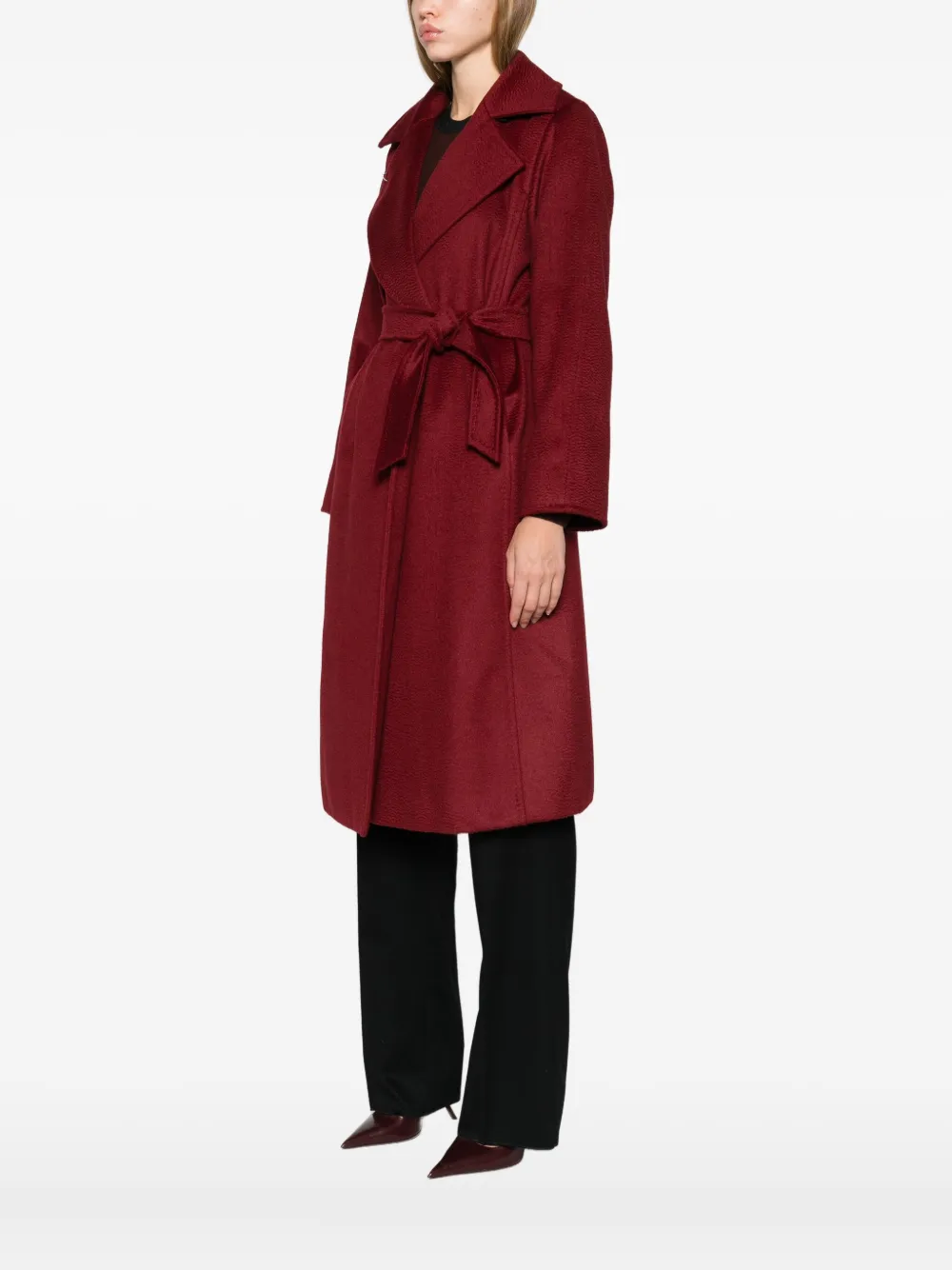 Max Mara Jas met gekerfde revers Rood