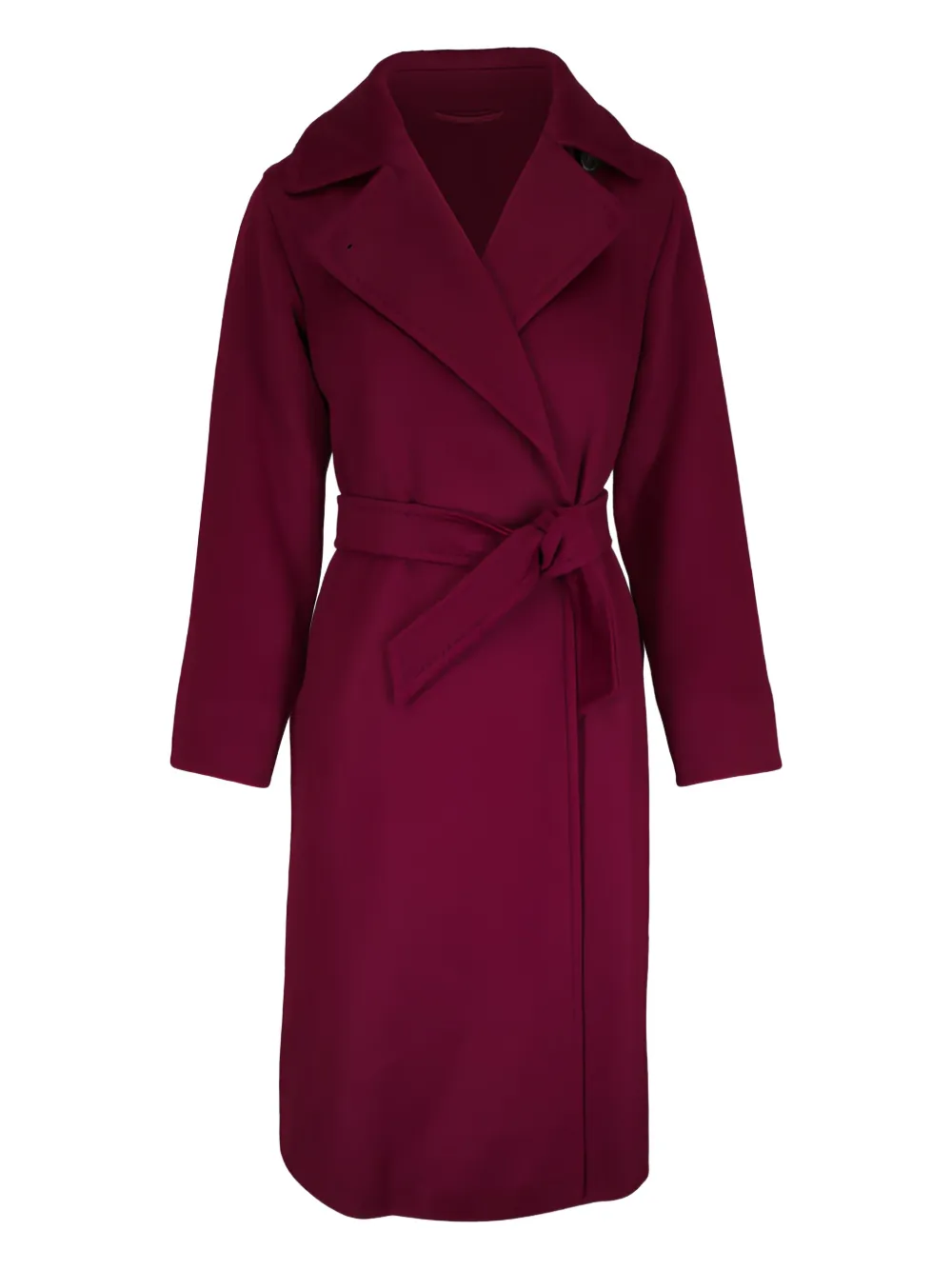 Max Mara Cappotto con revers classici - Rosso