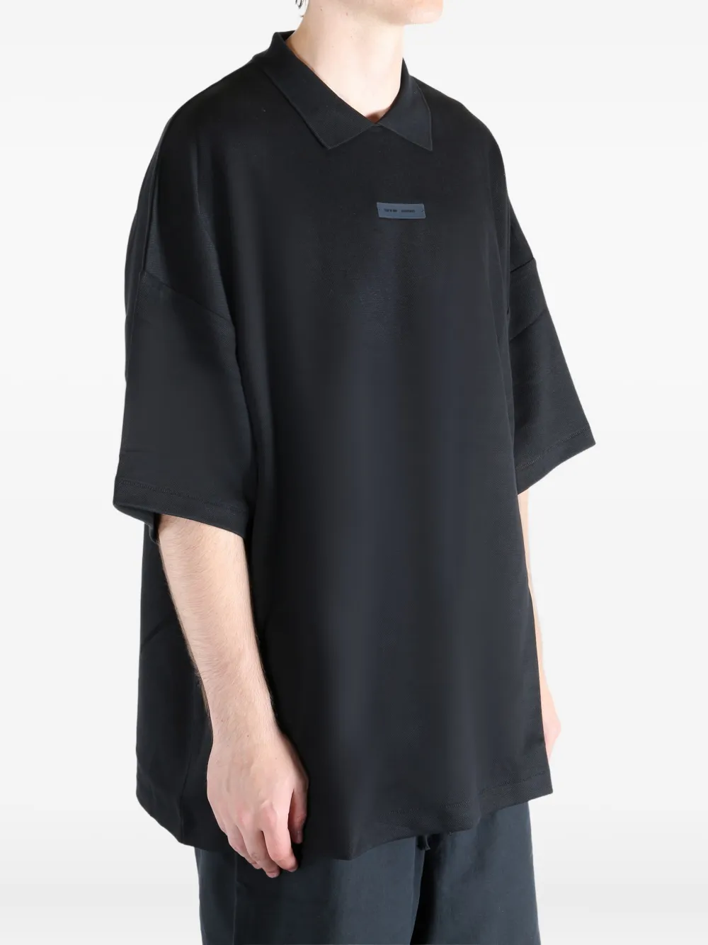 FEAR OF GOD ESSENTIALS logo-appliqué T-shirt - Zwart