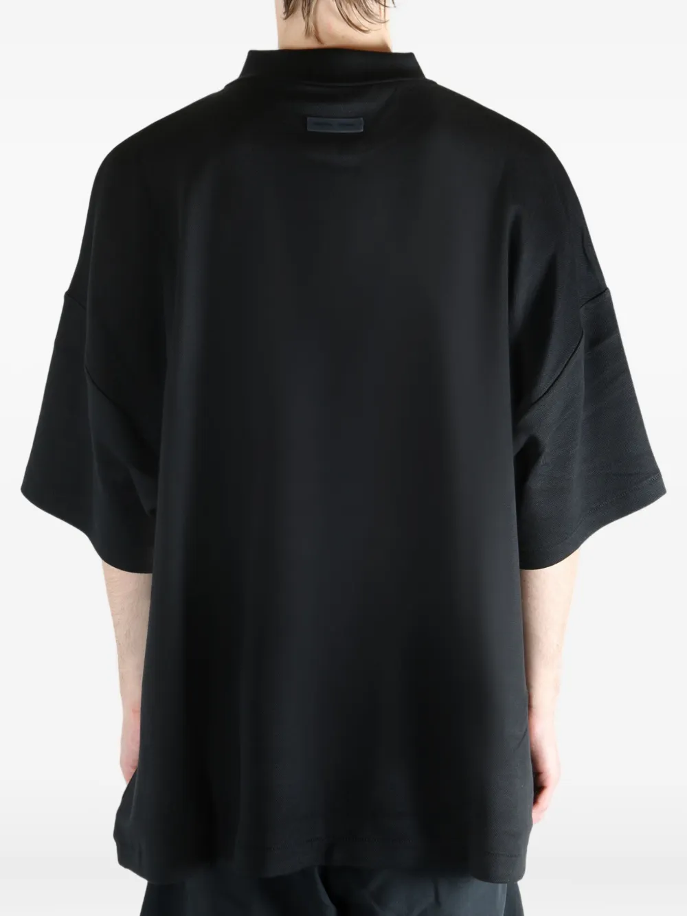 FEAR OF GOD ESSENTIALS T-shirt met logo-applicatie Zwart