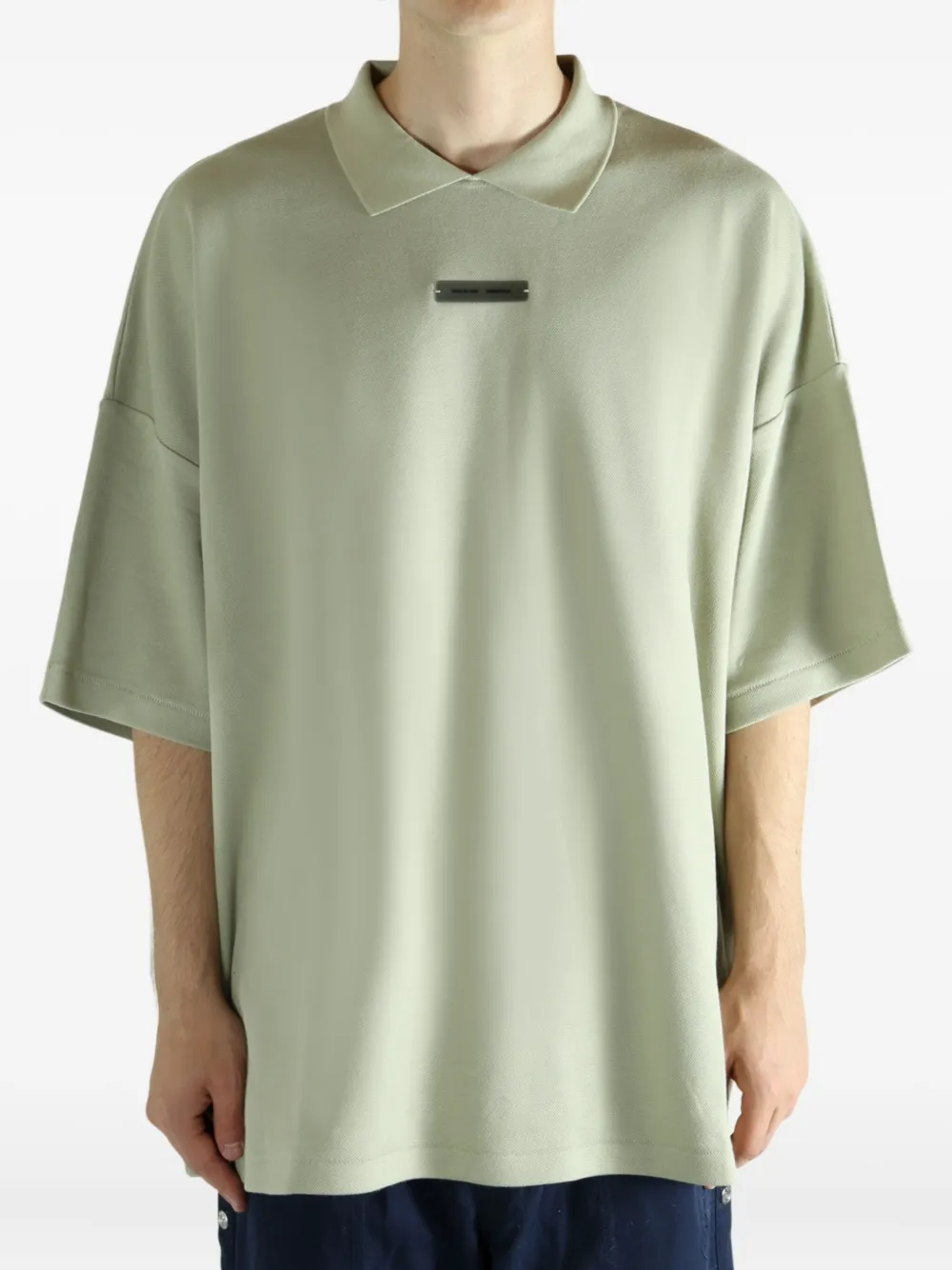 FEAR OF GOD ESSENTIALS logo-plaque T-shirt - Beige