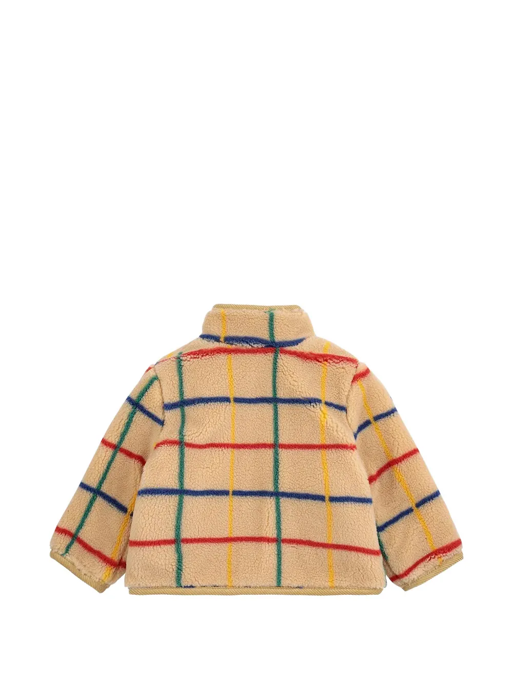  Bobo Choses Striped Buttoned Jacket - Neutrals 