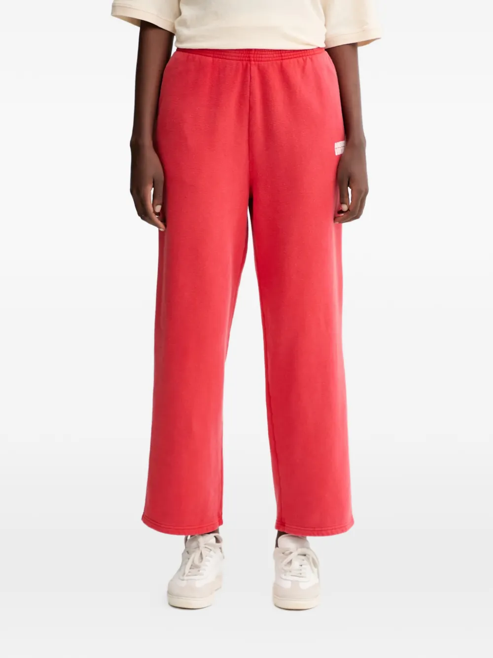 American Vintage logo track pants - Rosso