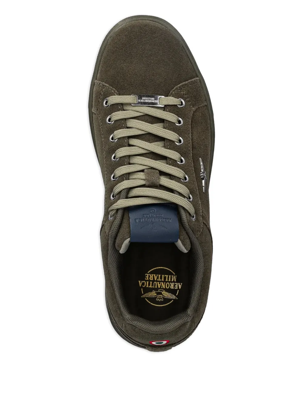 Aeronautica Militare Sneakers met applicatie Groen
