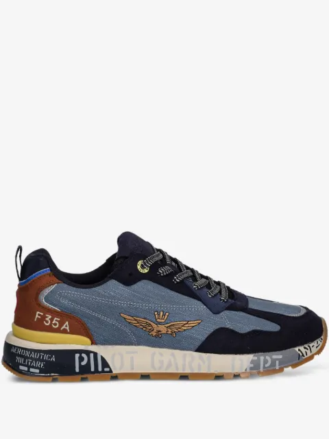 Aeronautica Militare baskets à motif monogrammé