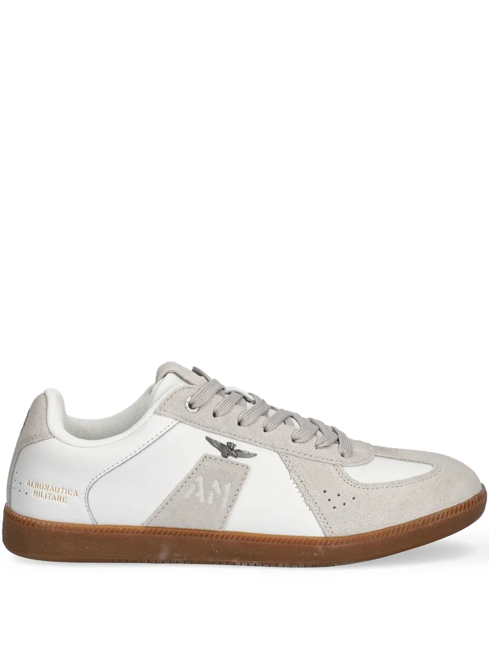 Aeronautica Militare logo-appliqué sneakers - Bianco