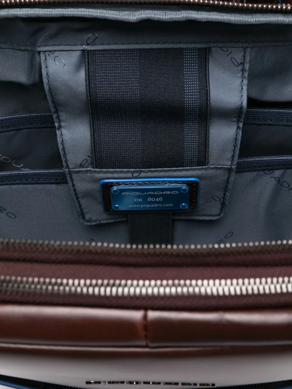 PIQUADRO leren rugzak Bruin