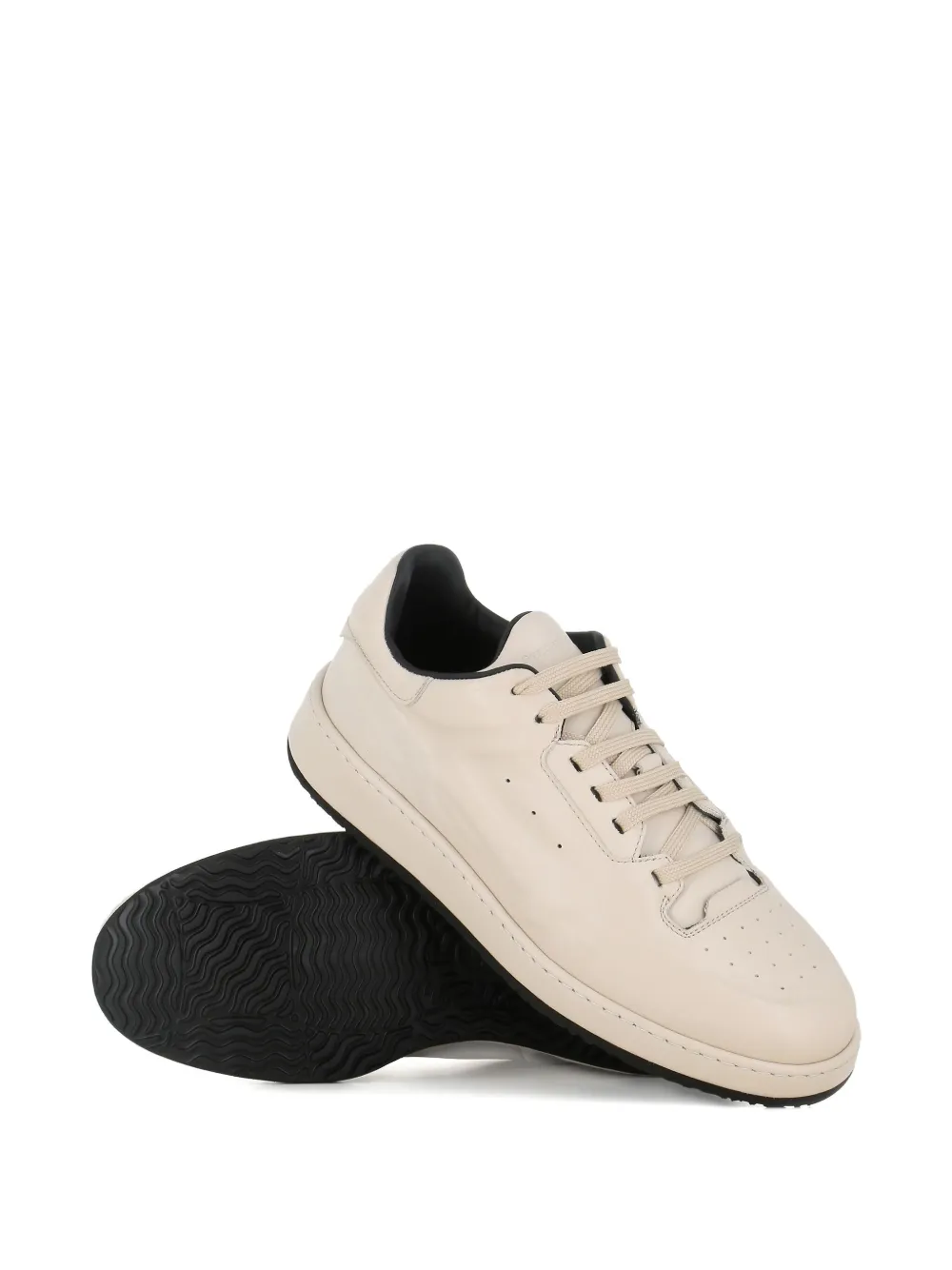 Officine Creative Leren sneakers Beige
