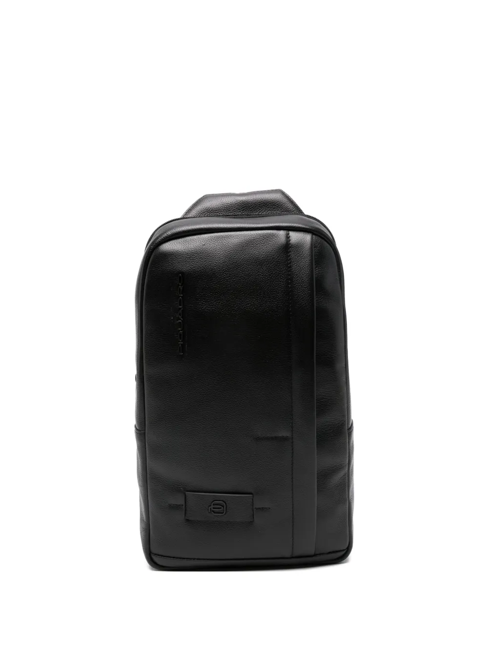 Piquadro Lobo-patch Backpack In Black