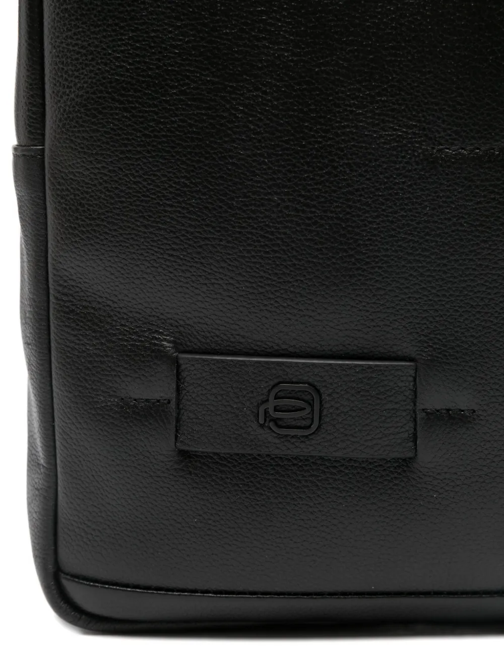 Piquadro Lobo-patch Backpack In Black