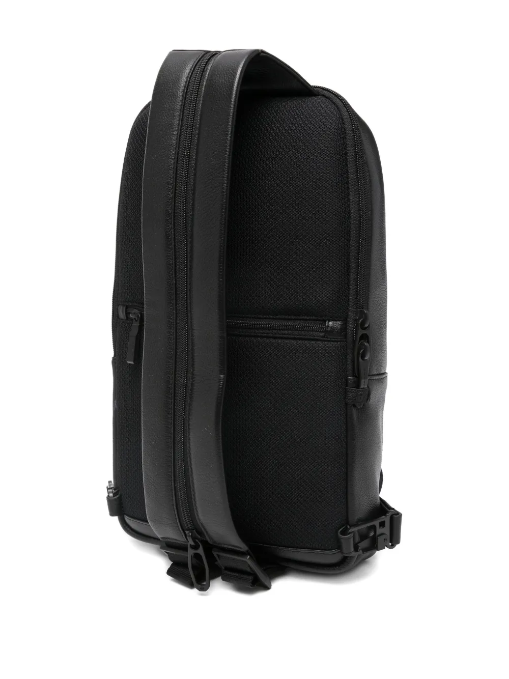 Piquadro Lobo-patch Backpack In Black