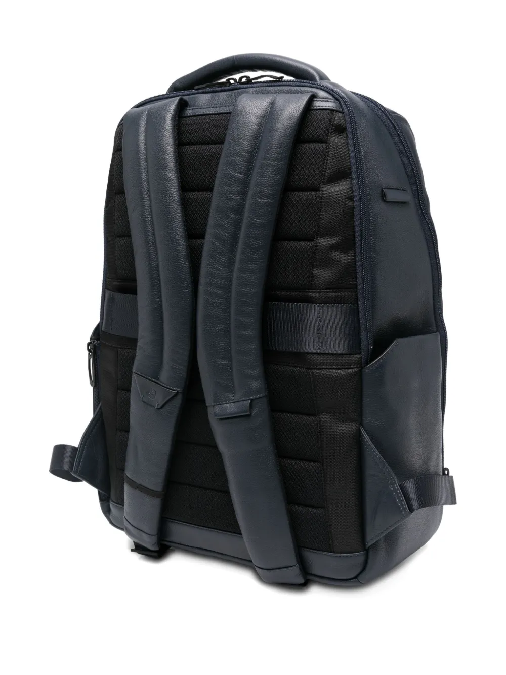 PIQUADRO Rugzak met logopatch Blauw