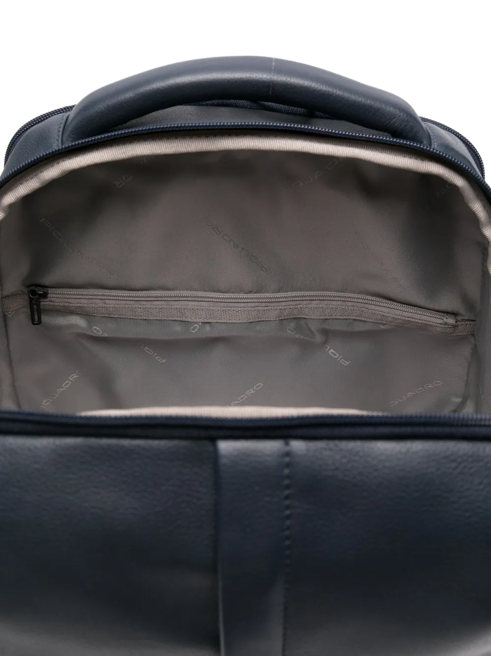 PIQUADRO Rugzak met logopatch Blauw