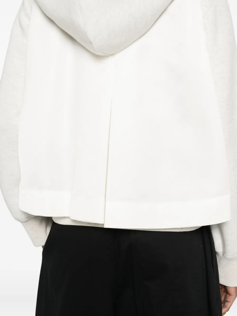 Sacai Zip-up Bomber Jacket In Neutral