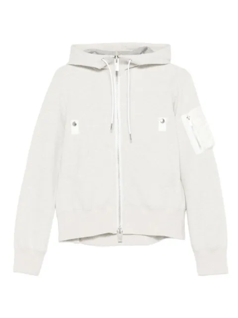 sacai zip-up bomber jacket