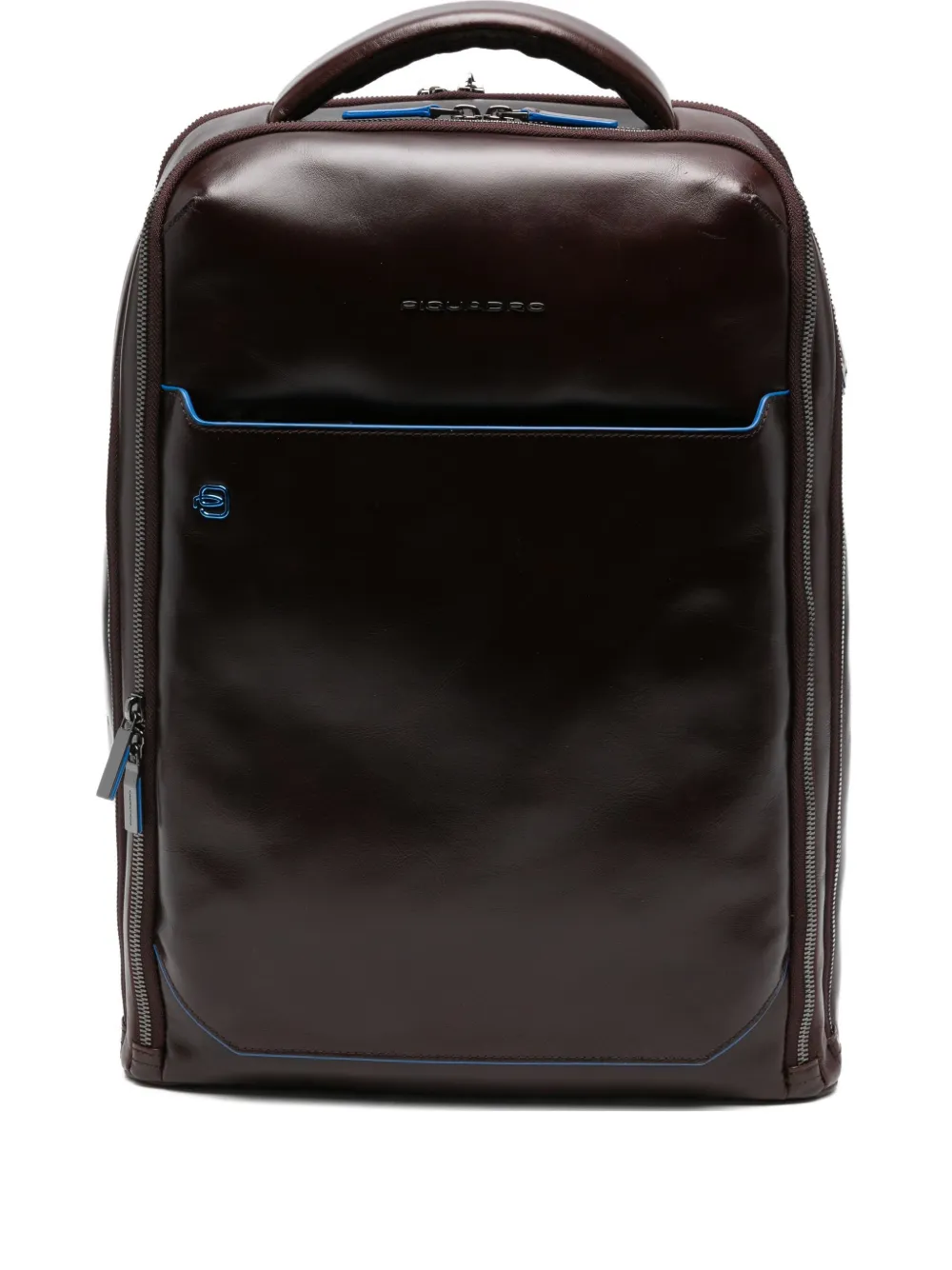 PIQUADRO zipped backpack | Brown | Image 1