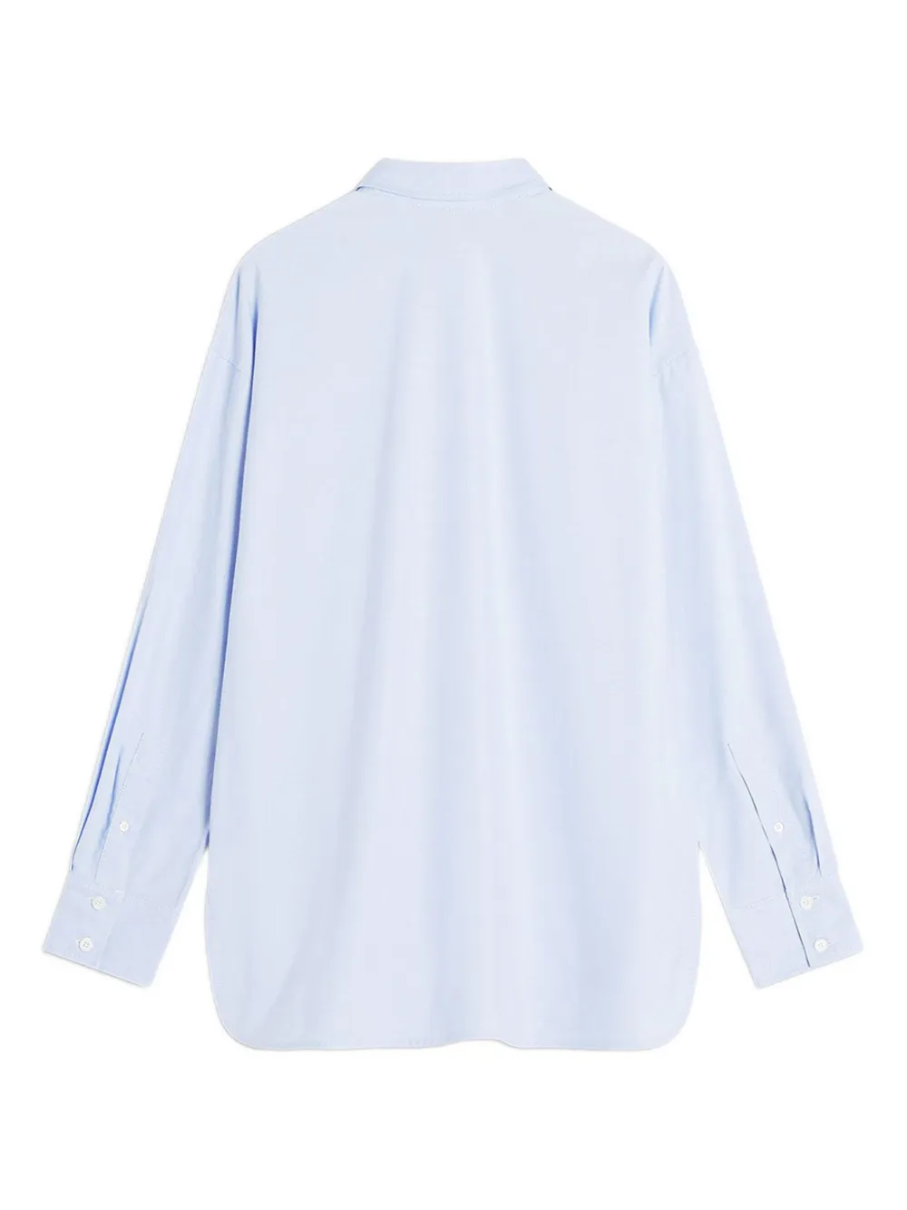 Maison Kitsuné Lady Fox blouse met borduurwerk Blauw