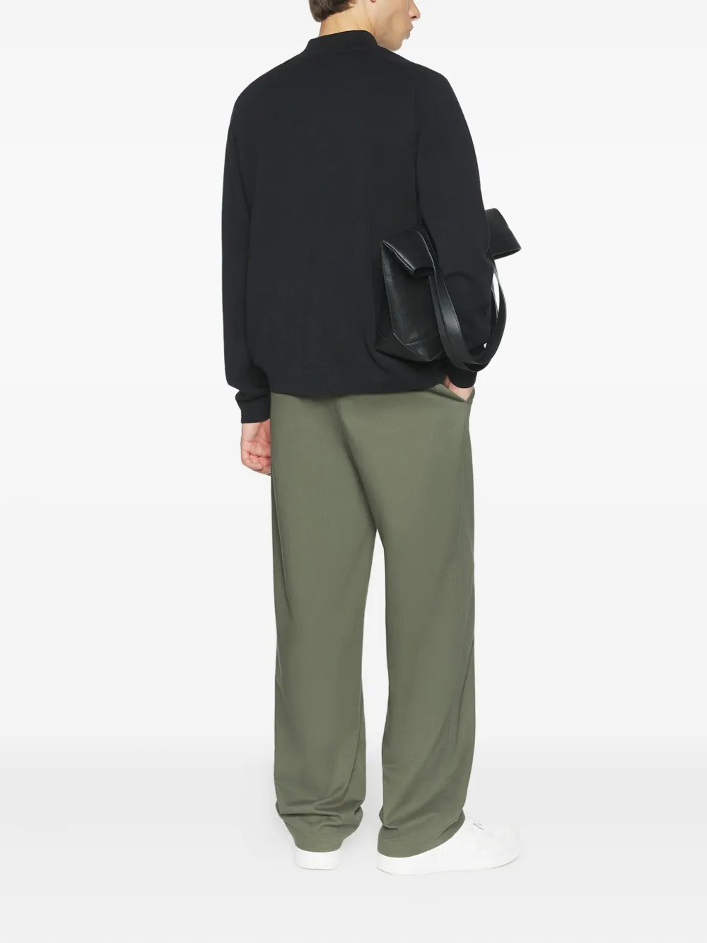 Maison Kitsuné Wollen vest Zwart