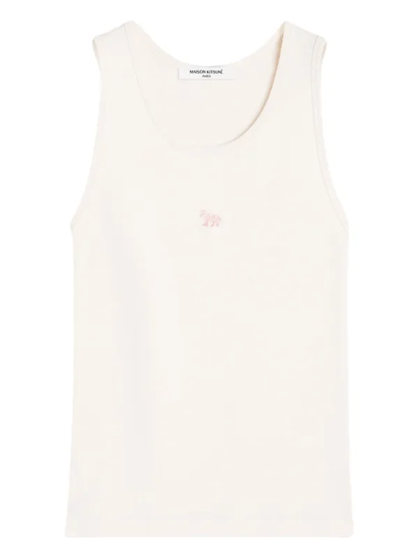 Maison Kitsuné ベイビーフォックス リブタンクトップ | ピンク