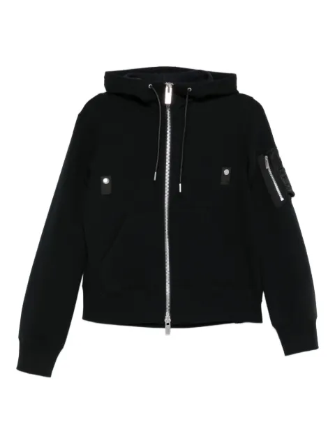 sacai zip-up bomber jacket