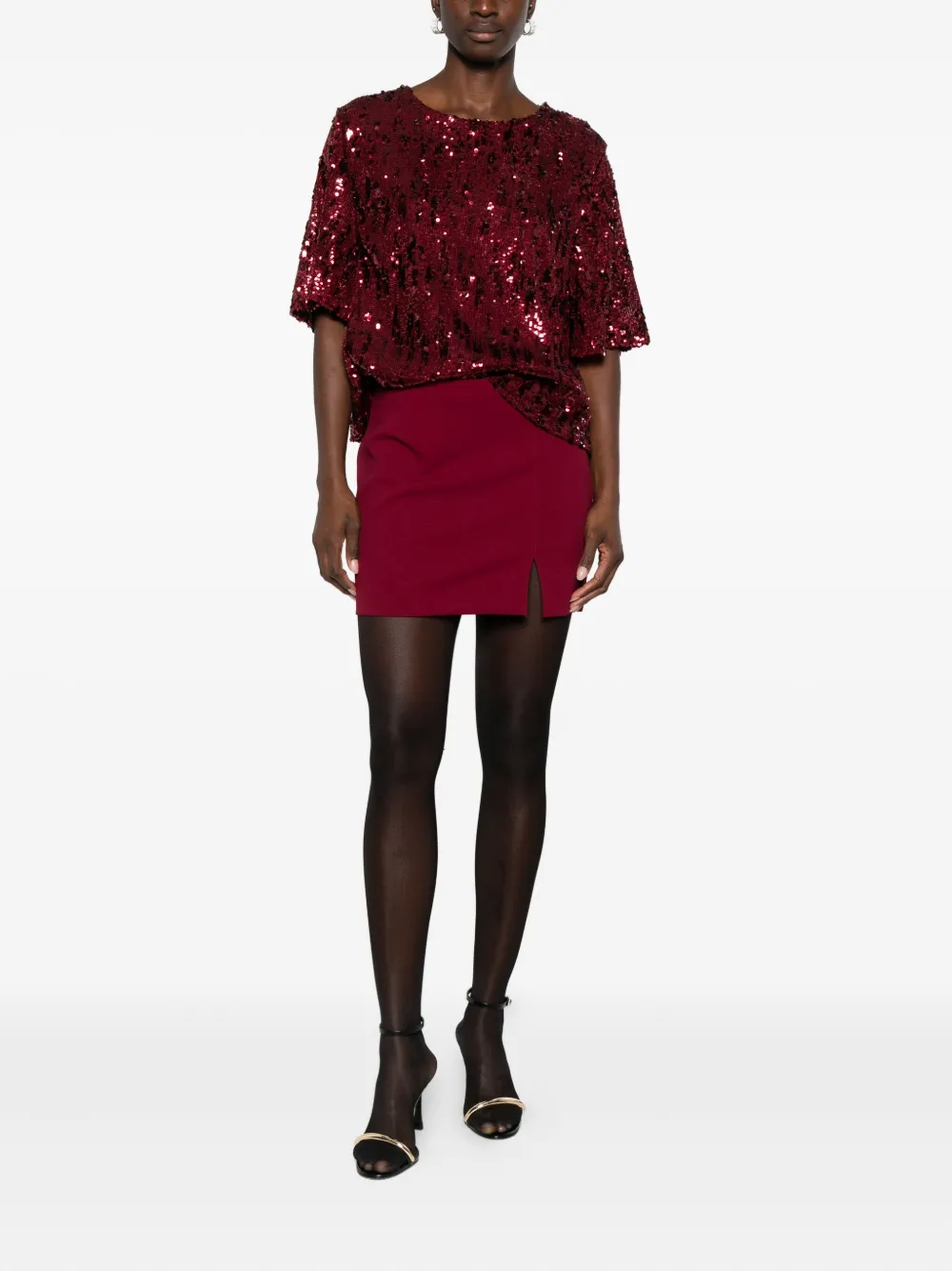 Aniye By Blouse met pailletten - Rood
