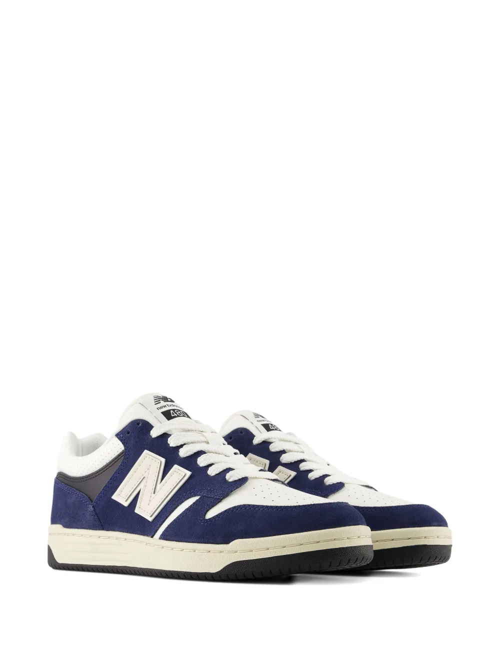 New Balance 480 suède leren sneakers Blauw
