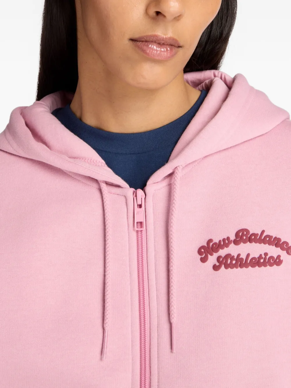 New Balance Hoodie met rits Roze