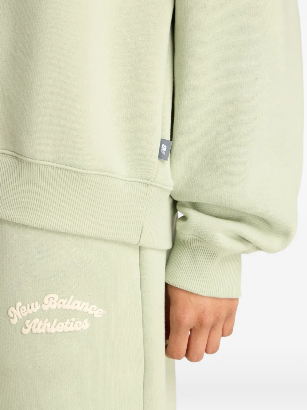 New Balance Sweater met logo Groen
