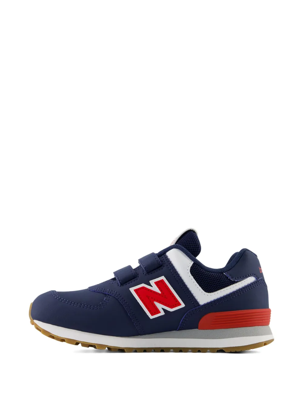 New Balance Kids 574 klittenband sneakers Blauw