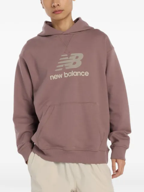 New Balance logo-print hoodie