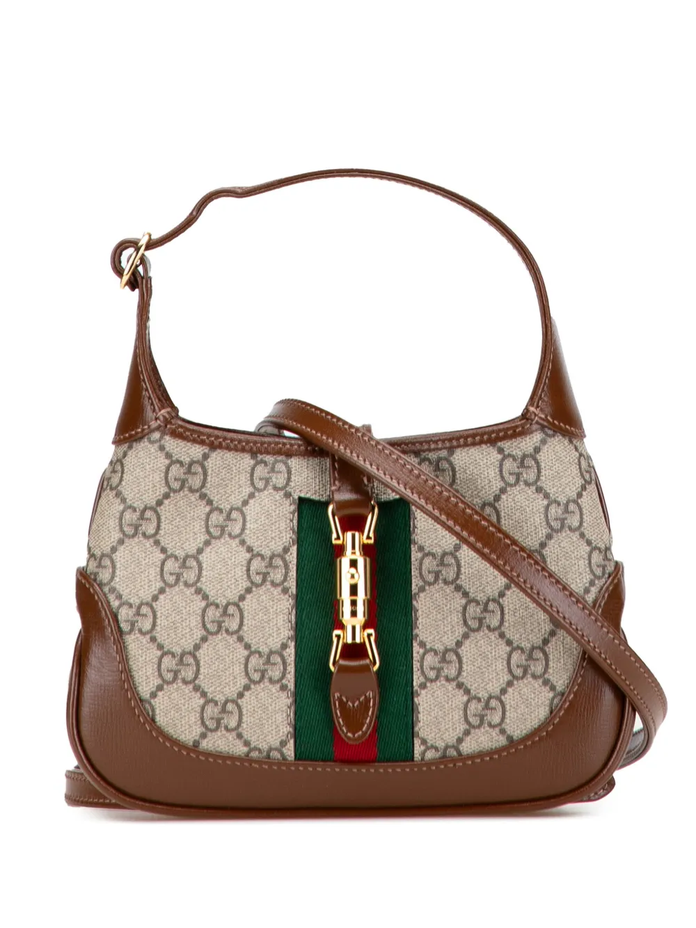 Gucci Pre-Owned 2016-2025 Mini GG Supreme Jackie 1961 crossbody bag - Gucci Pre-Owned 2016-2025 Mini GG Supreme Jackie 1961 crossbody bag -