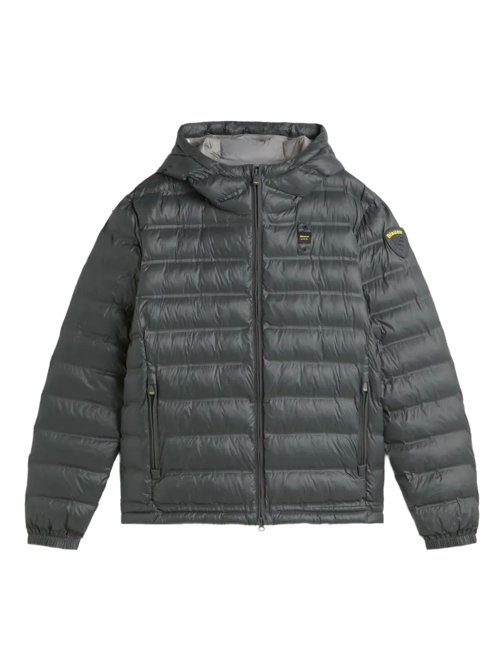 Blauer quilted-design jacket | Grey | Image 1