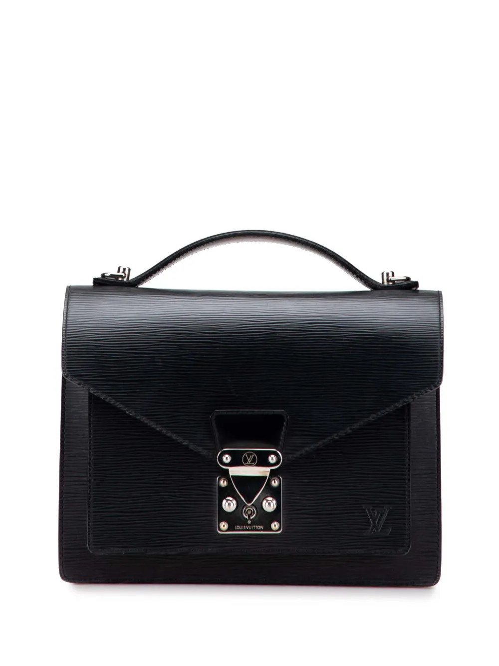 Louis Vuitton Pre-Owned 2006 Epi Monceau 28 satchel - ブラック Louis Vuitton Pre-Owned 2006 Epi Monceau 28 satchel - ブラック