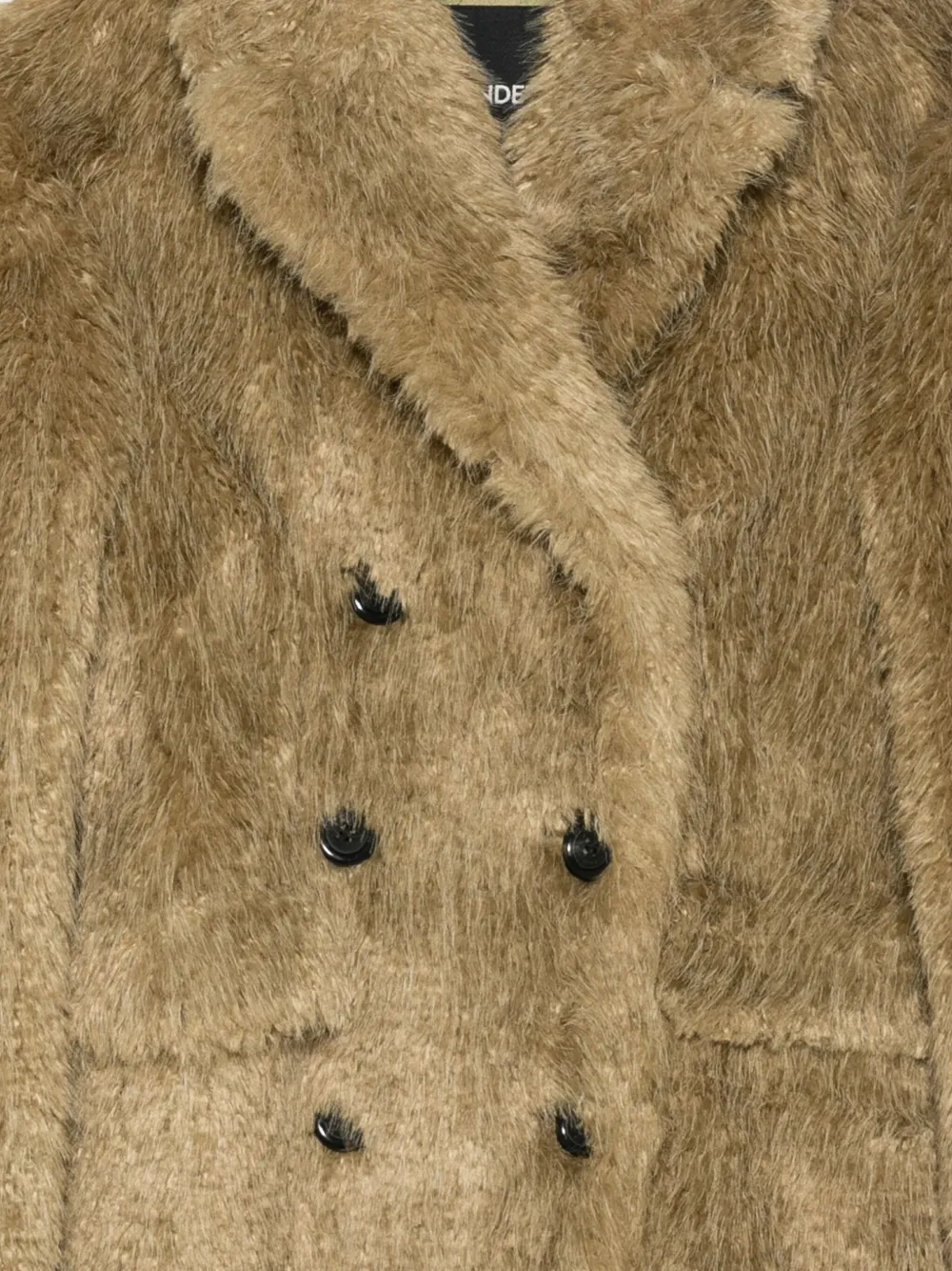 Andersson Bell Fields jas van imitatiebont Groen