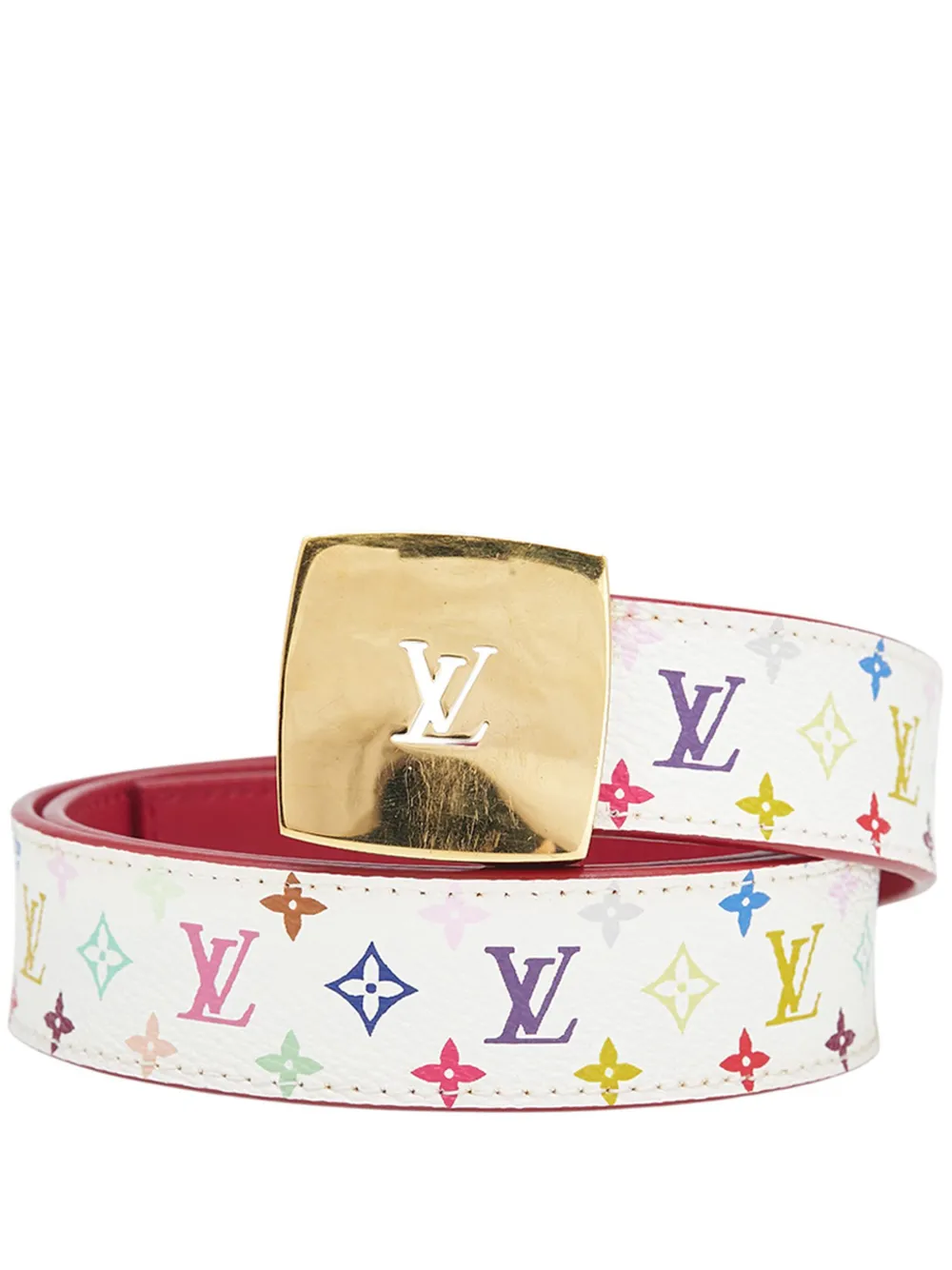 Louis Vuitton Pre-Owned 2000-2025 Monogram Multicolore LV Cut Louis Vuitton Pre-Owned 2000-2025 Monogram Multicolore LV Cut