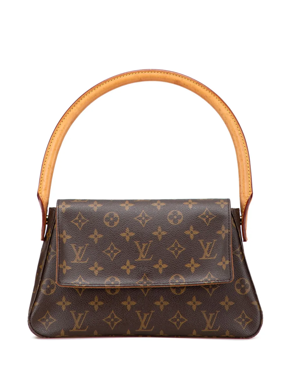 Louis Vuitton Pre-Owned 2002 Monogram Mini Looping shoulder bag - ブラウン Louis Vuitton Pre-Owned 2002 Monogram Mini Looping shoulder bag - ブラウン