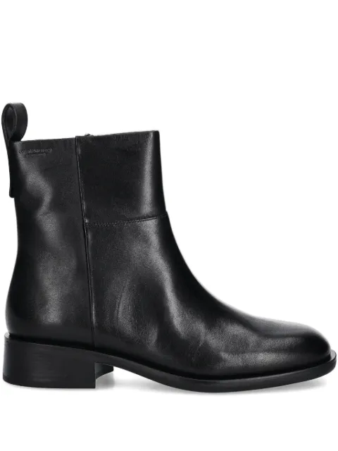VAGABOND 38mm Sheila zip block-heel ankle boots