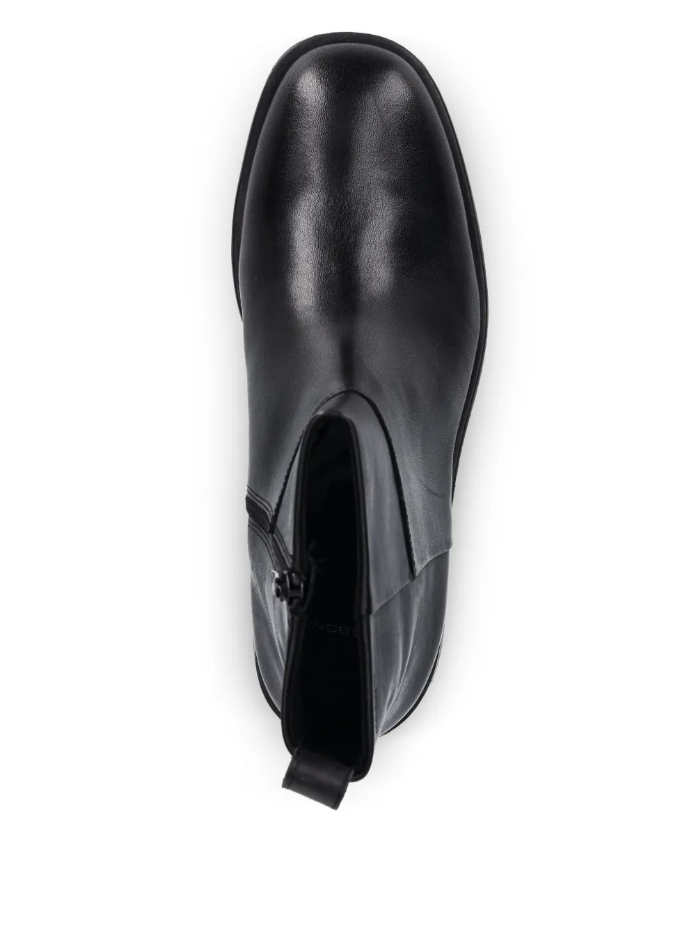 VAGABOND 38 mm Sheila enkellaarzen met blokhak en rits Zwart